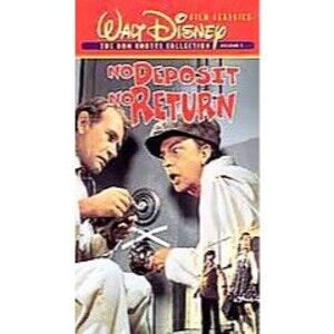 No Deposit No Return VHS 1998 Walt Disney Don Knotts Collection Rated G